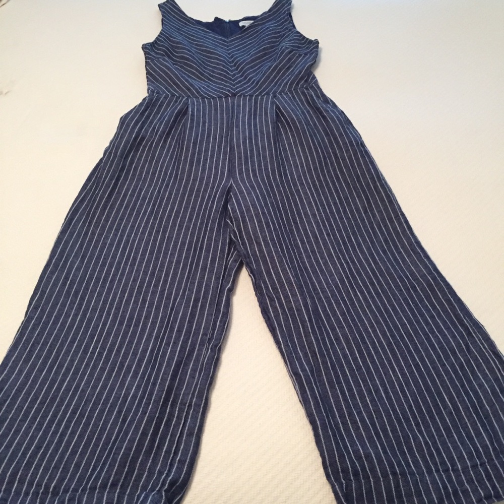 Rachel Zoe Linen Chambray Jumpsuit. size 6